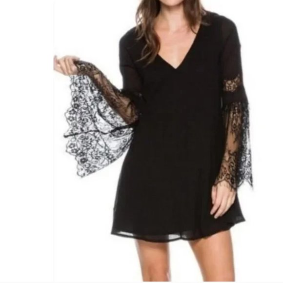 L*Space Swimwear Burning Sun Tunic Black S - Picture 3 of 16